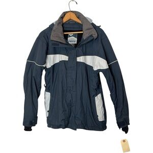 Roxy Navy and Light Gray Snow Jacket